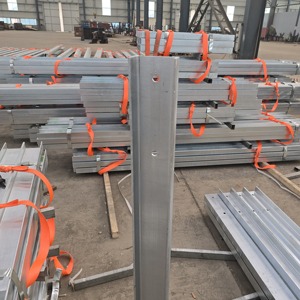 Trave a colonna in acciaio zincato a caldo universale per montante a muro di sostegno - Product Image 4