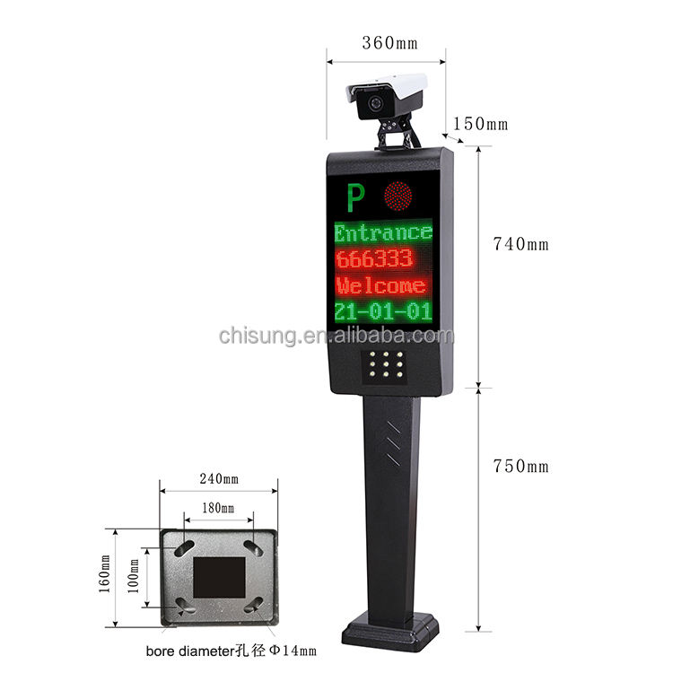 Automatic License Plate Recognition Camera All-In-One Machine Outdoor ...