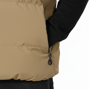 Chalecos Acolchados con Capucha y Diseño de Logotipo Personalizado del Fabricante, Chaleco Acolchado para Hombre para Invierno, Precio al por Mayor, Ropa Casual Impermeable - Product Image 1