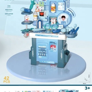 AIdisheng 42 pièces enfants semblant maison Kit rôle station médicale Table <span class=keywords><strong>docteur</strong></span> jouets jouer éducatif pour les enfants - Product Image 4