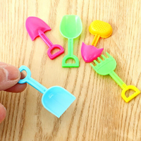 Mini Attrezzi da Sabbia per Spiaggia, Kit Miniature per Casa delle Bambole, Accessori Simulati, Mini Pala e Vanga, Ornamenti Fai-da-Te