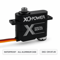 Nouveauté 2026 XQ-POWER S1009D Servo numérique micro sans noyau 9g 3KG 0.07s Étanche Boîtier tout métal Avion RC 7.4V
