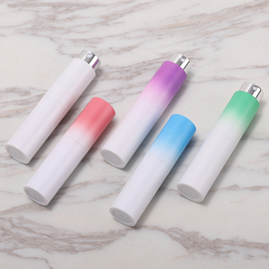 Refillable Perfume Atomizer Custom logo Gradient Cosmetics Spray <strong>Plastic</strong> <strong>Bottle</strong> - Product Image 2