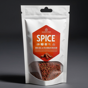 Sachet <span class=keywords><strong>D</strong></span>'Emballage Personnalisé de Qualité Alimentaire pour Poudre, <span class=keywords><strong>Épice</strong></span>s et Fruits Secs, Sachet Mylar Doypack en Feuille <span class=keywords><strong>D</strong></span>'Aluminium avec Fermeture Ziplock - Product Image 3
