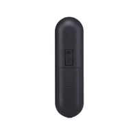 Petite télécommande infrarouge noire personnalisée à 8 boutons pour la maison et le bureau (ventilateur/ventilateur de refroidissement/chauffage/cheminée/lumière LED)