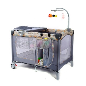 Jugar pluma bebé al lado de cunas <span class=keywords><strong>cuna</strong></span> <span class=keywords><strong>parque</strong></span> con canopy bebé - Product Image 4