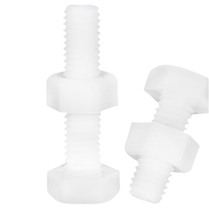 Juego de 2 Piezas de Pernos y Tuercas Hexagonales de Nailon de Alta Calidad M3-M12 con Conjuntos de Tuercas Grado 6 Nindejin - Product Image 5