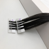 Prix de gros V Light Double Drawn extension de cheveux russes Trame de cheveux humains Remy bruts Style de vague naturelle V Light trame de cheveux