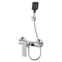 Qualité laiton mural robinet douche eau chaude froide mitigeur salle de bain ensemble de douche