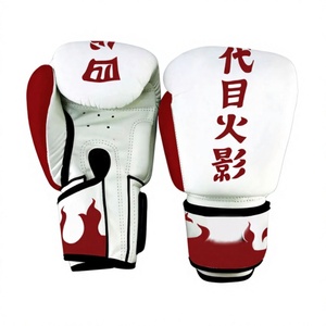 Nouveauté Gants de boxe et de combat en cuir PU épais imprimés de logo de taille personnalisée Gants de boxe en cuir de vachette Entraînement Sparring Fitness - Product Image 1