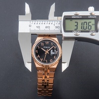 Montre arabe ultra-fine avec logo personnalisé, créez votre propre montre luxueuse pour femme, montre Aura, design classique de luxe