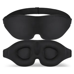 男女睡眠面膜，夜间睡眠眼罩100% 遮光3D眼罩，放松零压力眼罩