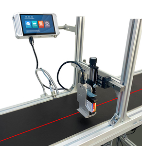 Yimupack chai tự động QR Mã máy dán nhãn với máy in laser Sticker dán nhãn và ngày mã hóa máy - Product Image 2