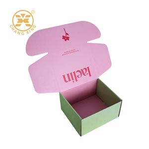 Individuell Bedruckte Matte Kosmetische Rosa Wellpappe Verpackung für Makeup-Sets Marken-Versandkarton aus Papier - Product Image 3