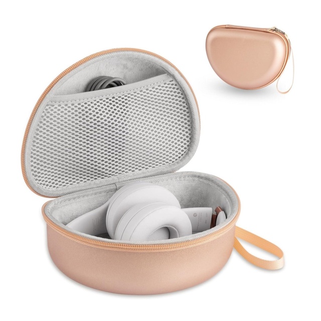 Custom Hard Headphone EVA Case for Beats Solo 4 Studio Pro Studio 3 Over Ear Headphone Carrying Case with Storage Cable Bag