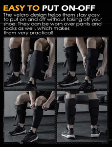 Cử tạ Deadlift bảo vệ ống chân, bê hỗ trợ cú đúp 5mm dày <span class=keywords><strong>Neoprene</strong></span> bảo vệ ống chân - Product Image 5