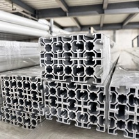 Profilé en aluminium extrudé à fente en T pour usage industriel, profilé en aluminium 6061 anodisé pour structure de machine