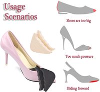 EVA Toe Filler Inserts Bouchon protecteur d'orteil réglable Remplisseur de chaussures réutilisable pour trop grandes chaussures pour femmes talons hauts
