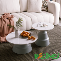 Ensemble de meubles modernes de luxe nordique, meubles durables pour chambre à coucher, salon, table basse ronde design