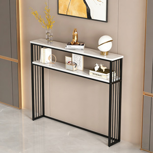 Libreria in Metallo Dorato di Lusso, Design Minimalista Moderno, <span class=keywords><strong>Copritermosifone</strong></span> per Soggiorno, Comodino Lungo con Contenitore, <span class=keywords><strong>Consolle</strong></span> da Ingresso - Product Image 3
