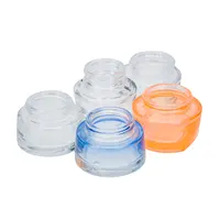 Pots à crème en verre vide, contenant cosmétique, pour les soins de la peau, bouteille avec couvercle, emballage de 10g, 20g, 30g, 50g