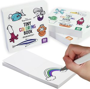 Libro da Colorare Tascabile Mini con Rilegatura Piana per Bambini Piccoli, Regali di Compleanno, Intrattenimento in Viaggio e Arte Prescolare - Product Image 5