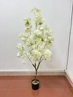 Décoration d'arbre vert artificiel pour la maison, plantes en pot artificielles pour le salon, ornements élégants pour la table à manger