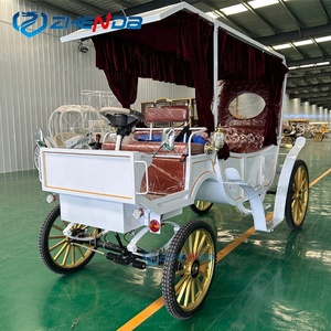 Princess Victorian High Quality Wedding Horse Drawn Wagon Tourism Horse Carriage Playground Sightseeing Carriage for Sale - Product Image 2