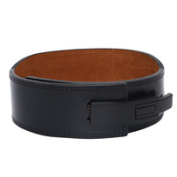 Ceinture de musculation en cuir de vache véritable personnalisée pour soulevés de terre, squats et entraînement de force, unisexe, vente en gros, ceinture de powerlifting