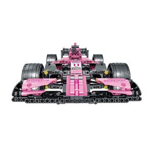 023009 MOC FW41 SF90 C36 R5 VJM10 briques Super sport voiture <span class=keywords><strong>de</strong></span> <span class=keywords><strong>Simulation</strong></span> <span class=keywords><strong>1</strong></span>:14 modèle voiture jouet bricolage rose F1 blocs <span class=keywords><strong>de</strong></span> construction voiture à vendre - Product Image 4