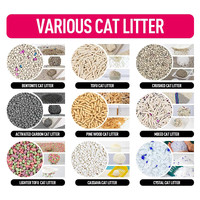 Usine en gros de haute qualité largement utilisé Gel de silice sable Ph indicateur écologique surveillance des soins de santé litière pour chat en cristal