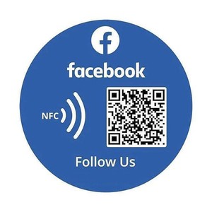 Plaque acrylique NFC 'Suivez-nous sur Instagram', Autocollant acrylique NFC 'Suivez-nous sur Facebook', Plaque acrylique NFC Instagram, Panneau de médias sociaux - Product Image 6