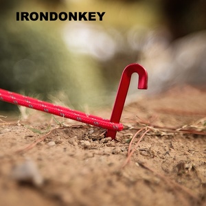 IRONDONKEY 18CM Exterior Ultra Ligero y Ultra <span class=keywords><strong>Duro</strong></span> Aluminio Piso Clavos Tienda Clavos <span class=keywords><strong>Camping</strong></span> Accesorios - Product Image 4