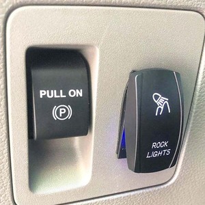 Universal Fit 5Pin Green LED Rocker Switch for Car/Truck/Boat/ATV Durable Heavy Duty Light Bar Control - Product Image 3