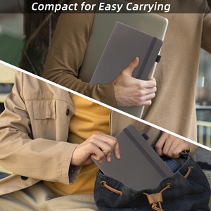 Cuaderno rojo de piel sintética con banda elástica y logotipo personalizado A5 al por mayor, cuaderno impreso de tapa dura, diario, cuaderno de piel sintética 150 - Product Image 6