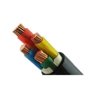 Cable de alimentación sin blindaje de funda de PVC con aislamiento XLPE de 0,6/1KV, 4C, a IEC60332