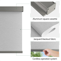Persianas y cortinas enrollables inalámbricas para ventana interior, persianas opacas para el hogar, sala de estar, dormitorio, persianas enrollables para ventana