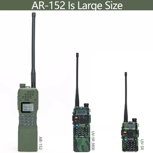 Radio bidirectionnelle double bande BAOFENG AR-152 10W 12000mAh, longue autonomie, robuste, portable, longue portée - Product Image 5
