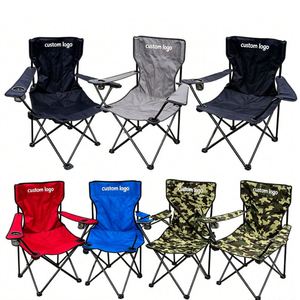 Silla Plegable para Pesca y Playa, con Marco de Acero Resistente, para Campamento, Barbacoa, Picnic, Jardín, Viajes, con Bolsa de Transporte - Product Image 1