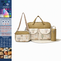 Ensemble de sacs à couches imprimés pour bébé avec accessoires assortis, ensemble de sacs de maternité pour les magasins de puériculture et les marques de vente au détail