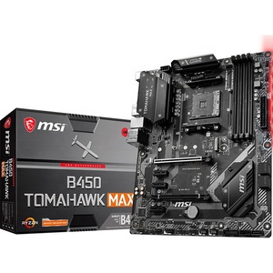 Para MS I B450 ATX do max de TOMAHAWK AMD B450M <span class=keywords><strong>DDR4</strong></span> ,M.2,SATA3, USB3.1,USB3.2,HD,DVI,64G, o melhor soquete AM4 do processador central do apoio R9 - Product Image 1