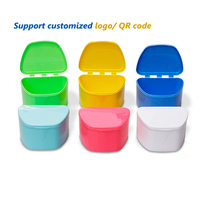 Boîte de Rangement Premium pour Prothèses Dentaires Complètes, Grande Boîte de Conservation pour Dents Artificielles et Gouttières de Contention CE/ISO