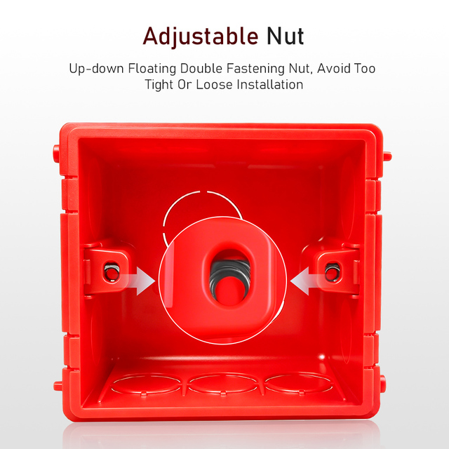 Wall-mounted Waterproof Junction Box 86 Mm Flame-Retardant PC Material IP66 Solar Control Electrical Switch Housing F1-005