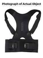 Correcteur de posture multifonctionnel à 6 aimants pour le soutien lombaire de l'alignement de la colonne vertébrale et le redressement du haut du dos