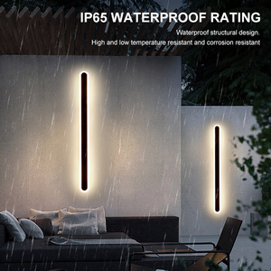 Simple Large Door Wall <strong>Lamp</strong> for Outdoor Villa IP65 Waterproof Grade Warm LED Light Source with Acrylic Diffuser - Product Image 2