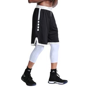 Shorts de sport et de basketball Uabrav personnalisés pour hommes, 100 % coton, séchage rapide, avec logo imprimé par transfert thermique sur le devant - Product Image 1