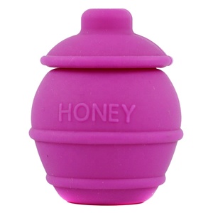 Factory Price Wholesale Colorful Silicone Honey Container Storage Jar for Food