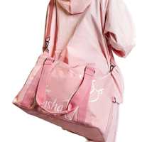 Sac de danse de ballet pour femmes en nylon, grande capacité 30-40L, sac de yoga et fitness pour adultes, sac de pratique de danse à bandoulière unique pour professeurs
