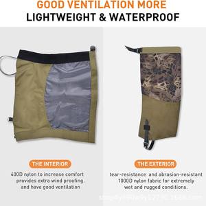 Polainas de senderismo Woqi color verde oscuro, unisex, impermeables, transpirables, para nieve, para hombres y mujeres, equipo de montañismo para exteriores. - Product Image 5