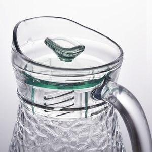 Home Glassware 1200ml Blown Water Jug Glass <strong>Pitcher</strong> for <strong>Drinking</strong> Water Tea - Product Image 2